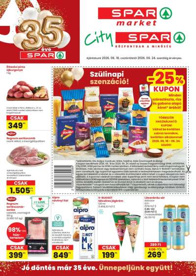 Spar Market akciós újság