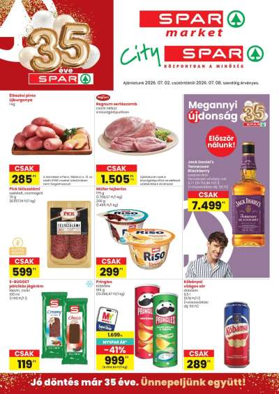 Spar Market akciós újság
