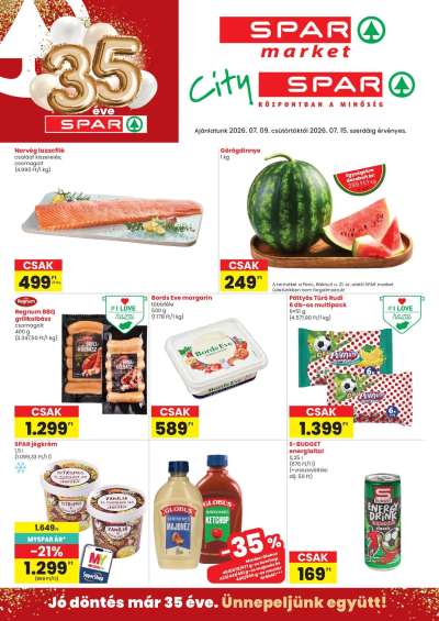 Spar Market akciós újság
