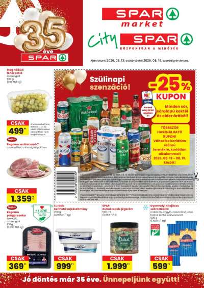 Spar Market akciós újság
