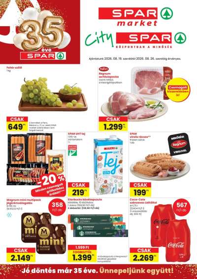 Spar Market akciós újság