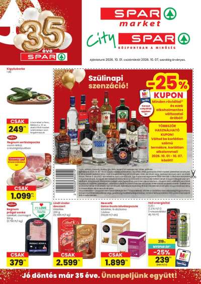 Spar Market akciós újság