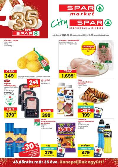 Spar Market akciós újság