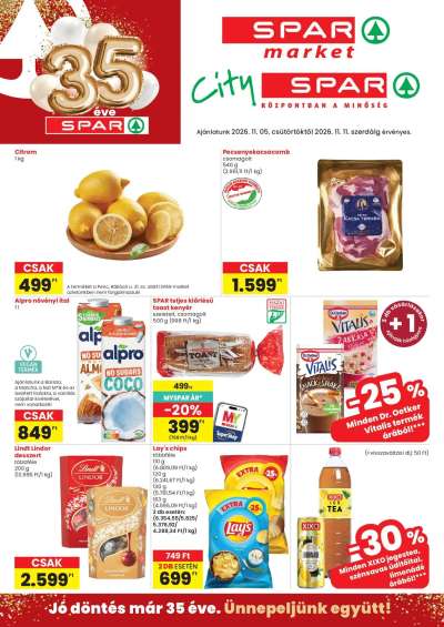 Spar Market akciós újság