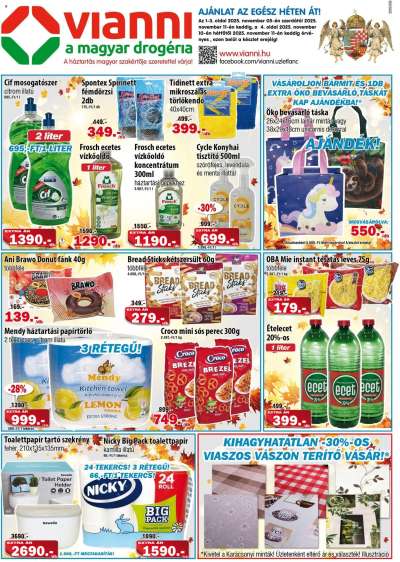 Akciós újság Vianni