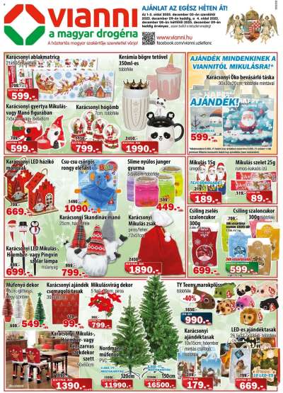 Akciós újság Vianni