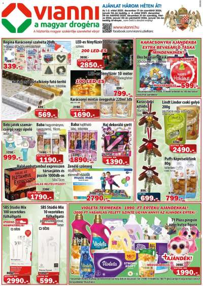 Akciós újság Vianni