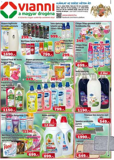 Akciós újság Vianni