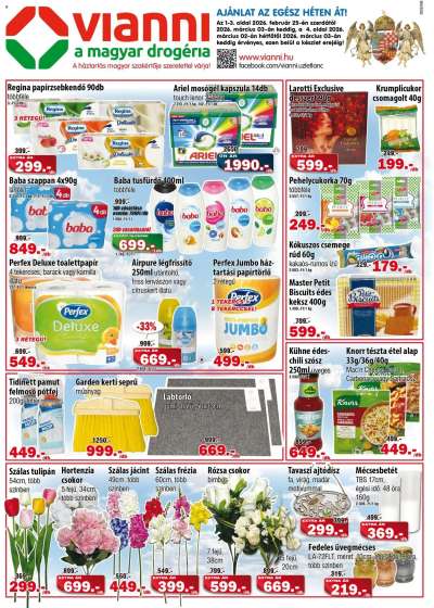 Akciós újság Vianni