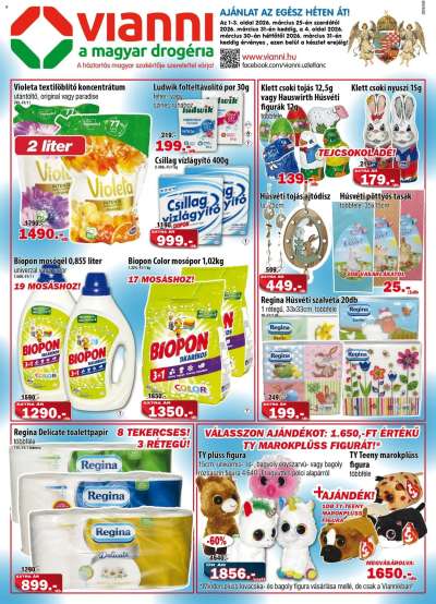 Vianni akciós újság