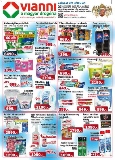 Vianni akciós újság