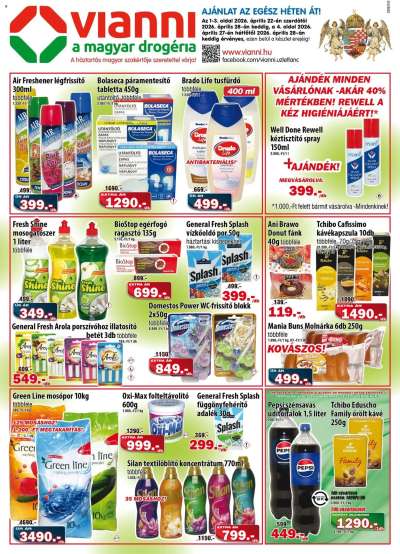 Vianni akciós újság
