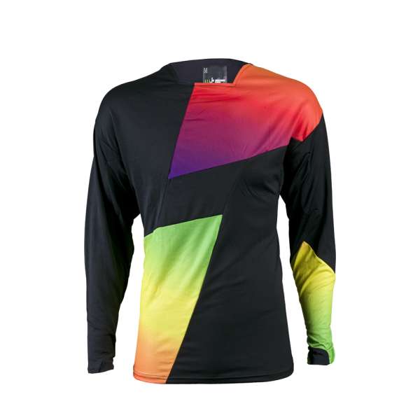 Motocross felső W-TEC Enfryso fekete-spektrum 