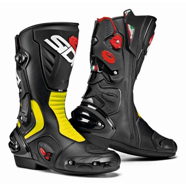 Motoros csizma SIDI Vertigo 2  fekete/sárga fluo  