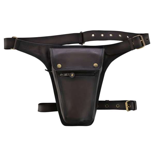 Combtáska W-TEC Perkenez, 3 külső cipzáras zseb, állítható hosszúságú pánt, dombornyomott W-TEC logó