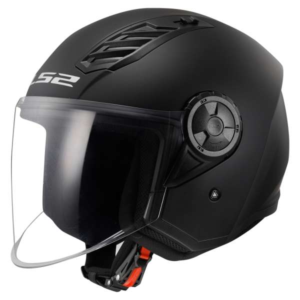 Bukósisak LS2 OF616 Airflow II Solid Matt Black 