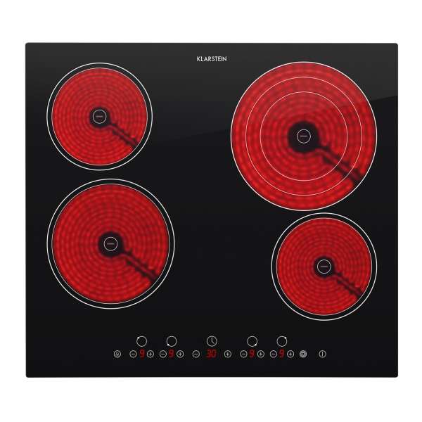 Klarstein Virtuosa, beépített főzőlap, 6500 W, 59 x 52 cm, üvegkerámia