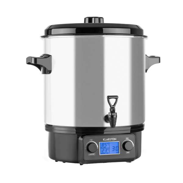 Klarstein Biggie Digital, befőzőautomata, 27 l, 2000 W, rozsdamentes acél