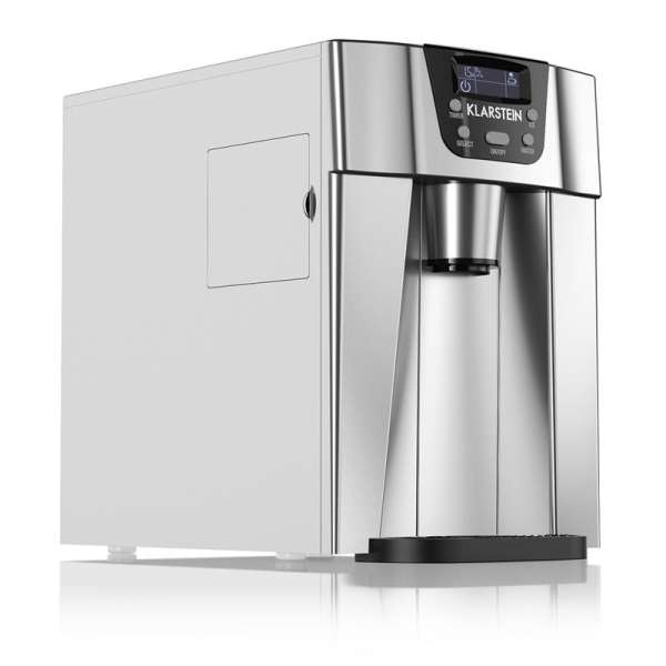 Klarstein Ice Volcano 2G, jégkocka készítő, 13 kg/24 h, jékockagyártó, LED, ezüst