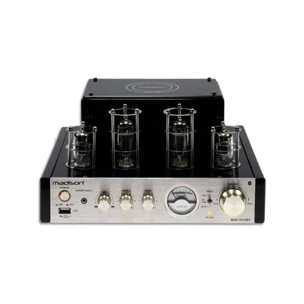 Madison MAD-TA10BT, 2 x 25 W RMS, csöves erősítő, bluetooth, USB, line