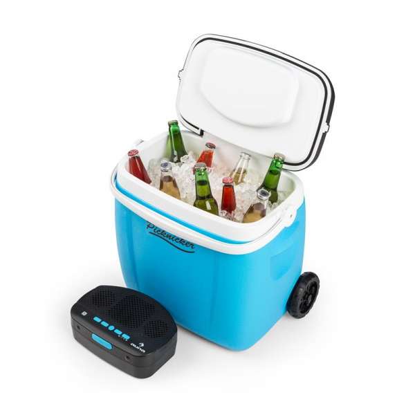 Auna Picknicker Trolley Music Cooler, hűtődoboz, bőrönd, 36 l, BT hangfal, kék