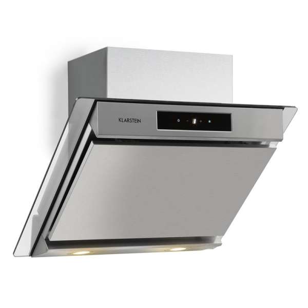 Klarstein Balzac 60, páraelszívó, 60 cm, 210 W, 640 m³/ó, LED, érintőképernyős, rozsdamentes acél, üveg