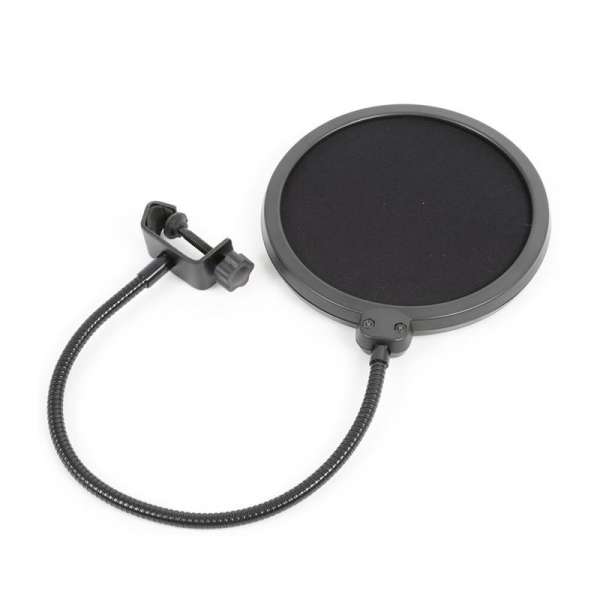 Vonyx M06 mikrofon pop filter, 6'' szűrő, flexibilis gégecső