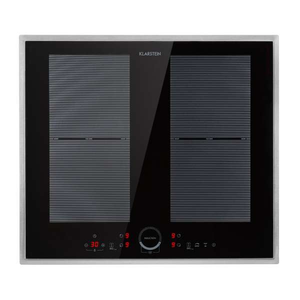 Klarstein Delicatessa 60 Prime, indukciós főzőlap, 7000 W, 4 zóna, időzítő, fekete