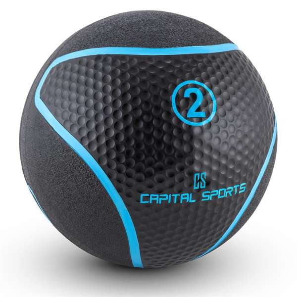 Capital Sports Medba 2, fekete, medicinlabda 2kg gumi