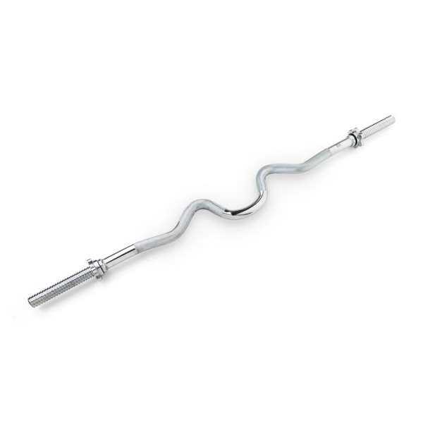 Capital Sports Accretor 120 SC Supercurl Bar hajlított súlyzórúd, 120cm/30mm/max.180 kg, acél, krómozott