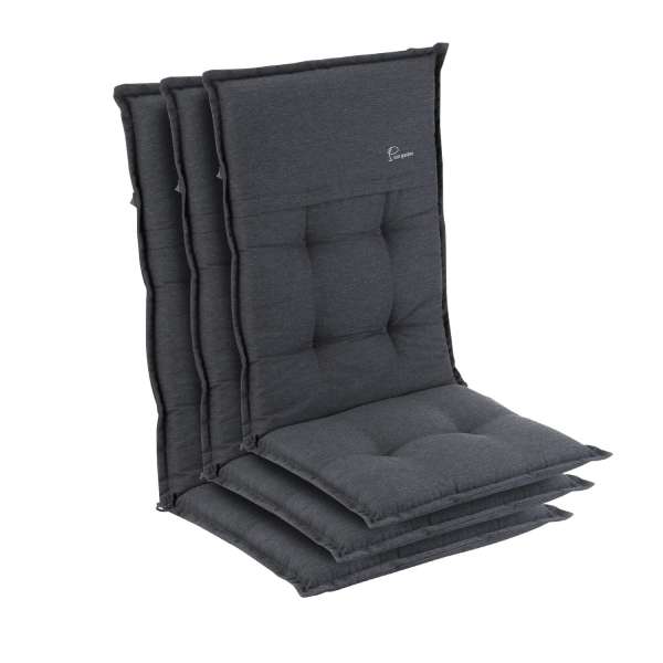 Blumfeldt Coburg, kárpitozott alátét, székpárna, magas háttámla, kerti székre, poliészter, 53x117x9cm