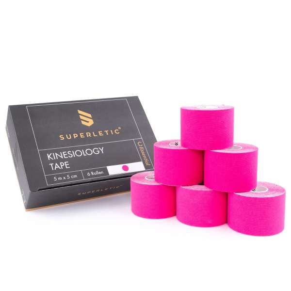 Capital Sports Elek, kineziológiai szalag, 6 tekercs, 5 m x 5 cm, pamut és akril ragasztó, vízálló