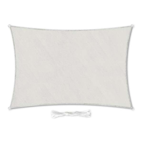 Blumfeldt Derékszögű napellenző, 3x5 m, rögzítő gyűrűkkel, poliészter, légáteresztő