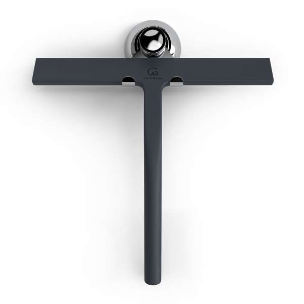 Gütewerk by blumfeldt Blaze, zuhanyzósarok törlő, 23 cm, szilikon borítás, rozsdamentes acél mag, modern design