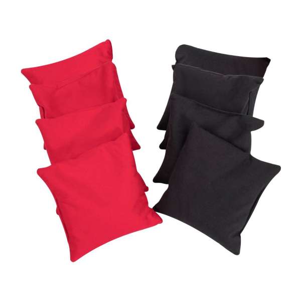 BeerCup Jackpot Cornhole Bag Set, műanyag granulátummal töltve, 15 x 15 cm, 400 g, 8 darabos szett