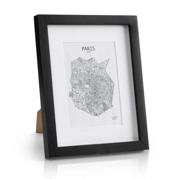 Casa Chic Brighton, képkeret, üveg, 20 x 25 cm, paszpartu, valódi fa