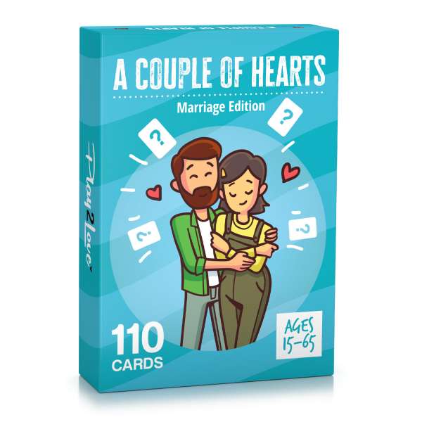 Spielehelden A Couple of Hearts Pároknak 110 szeretetteljes angol nyelvű kérdés házaspárok számára