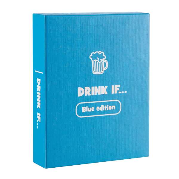 Spielehelden Drink if... Blue Edition, Ivós játék 100+ kérdés, Játékosok száma: 2+, Korhatár: 18+ angol nyelvű