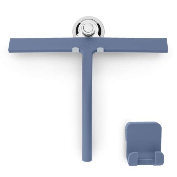 Gütewerk by blumfeldt Blaze, zuhanyzósarok törlő, 28 cm, szilikon borítás, rozsdamentes acél mag, modern design