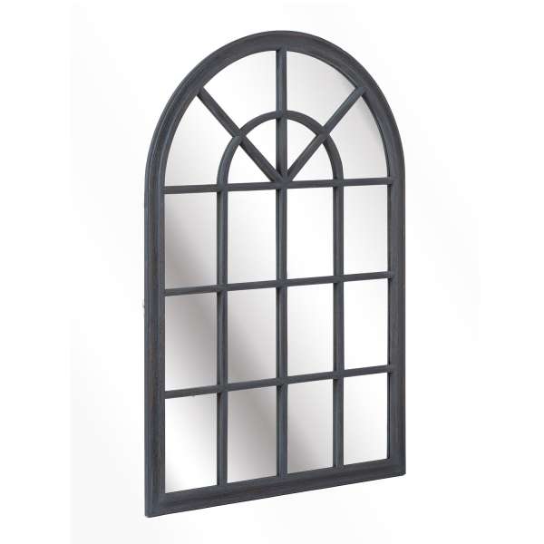 Casa Chic Savile, ablak alakú francia tükör, fa keret, 120 x 80 cm
