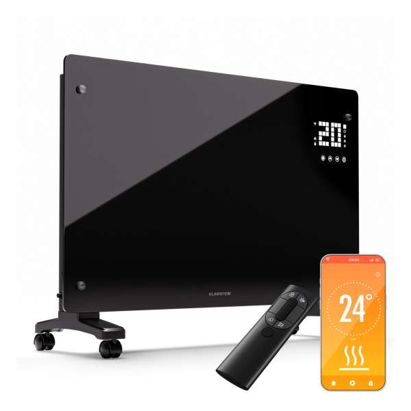 Klarstein Bornholm Smart 2500, konvektor, 2500 W, WiFi, LED, IP24