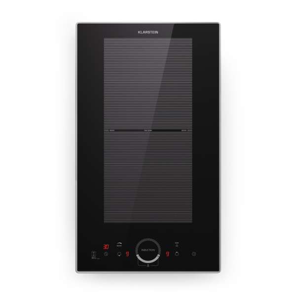 Klarstein Delicatessa Domino Prime, beépített indukciós főzőlap, 2 zónás, 3500 W, önállóan működő