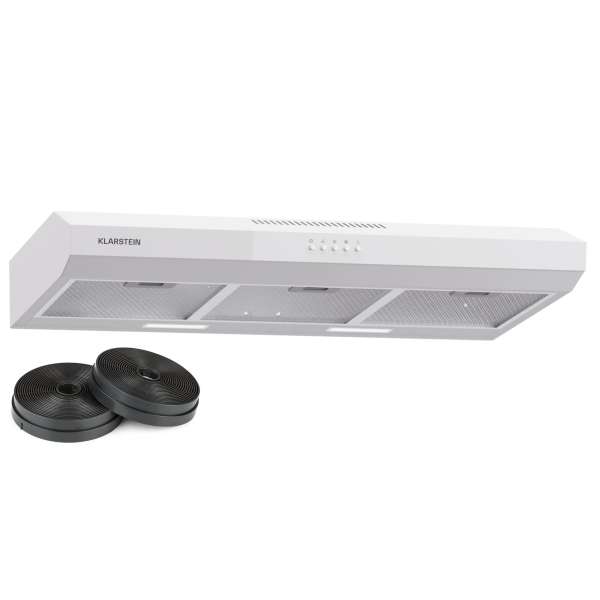 Klarstein Contempo 90, páraelszívó, 90 cm-es, szekrény alatti, 200 m³/ó, LED, akril, rozsdamentes acél