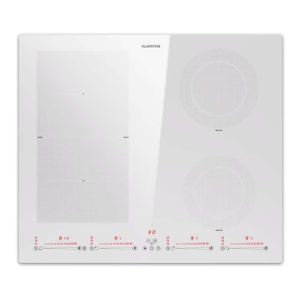 Klarstein Masterzone 60 Hibrid, Indukciós főzőlap, beépített, 4 flex zóna