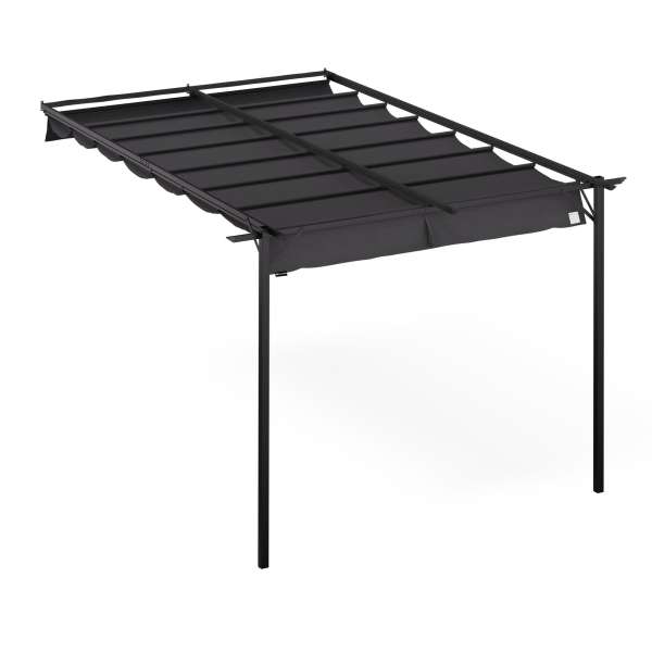 Blumfeldt Pantheon Wall Pergola, fali pergola, 3 x 4 m, porszórt acél, időjárásálló