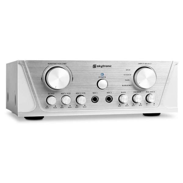 Skytronic Sztereó Mini HiFi Karaoke erősítő