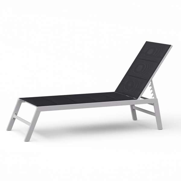 Blumfeldt Lounger Renazzo XXL, nyugágy, 160 kg teherbírás, 5 fokozatú állítás, vízlepergető