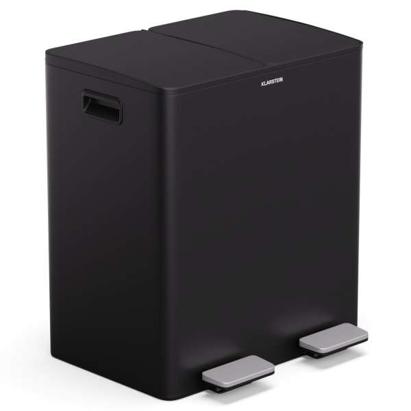 Klarstein EcoVista, hulladékgyűjtő komposztálóval, 40 l + 3 l/tároló + komposztáló, Soft-Close