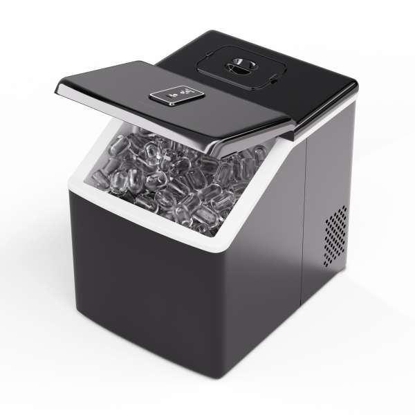 Klarstein Clearcube jégkocka készítő készülék, átlátszó jég, 13 kg/24 ó