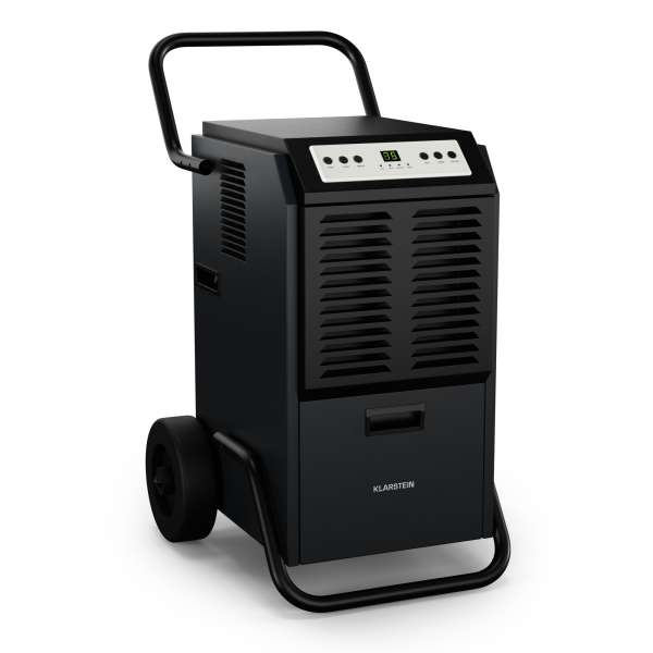 Klarstein DuraDry 50L páramentesítő, 50 l/nap, 100 m², rozsdamentes acél, mobil, 450 m³/h